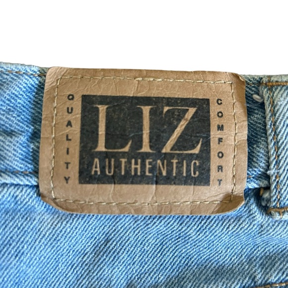 VTG Liz Claiborne Lizwear Petites 80s 90s Mom Jeans High Waisted Tapered Size 10 - Picture 9 of 14